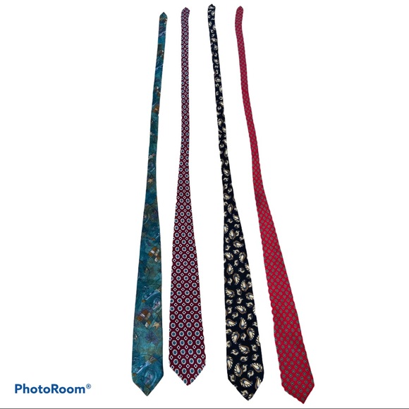 Assorted VINTAGE OSCAR DE LA RENTA Ties set - Picture 12 of 14